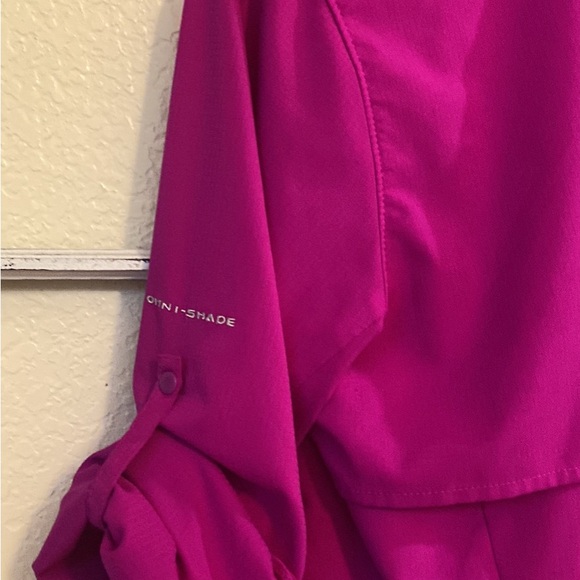 Columbia Fuchsia Mesh Sporswear Sz Small - Picture 9 of 10